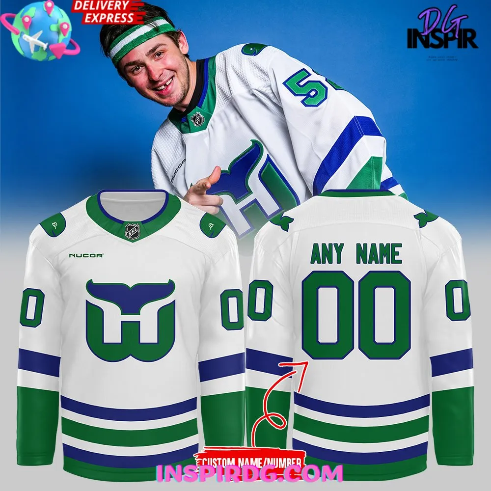 -Carolina Hurricanes Hartford Whalers Hockey Jersey