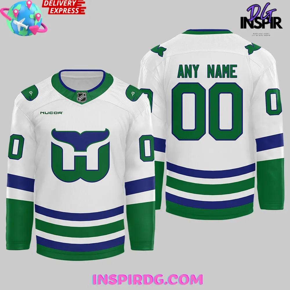 -Carolina Hurricanes Hartford Whalers Hockey Jersey