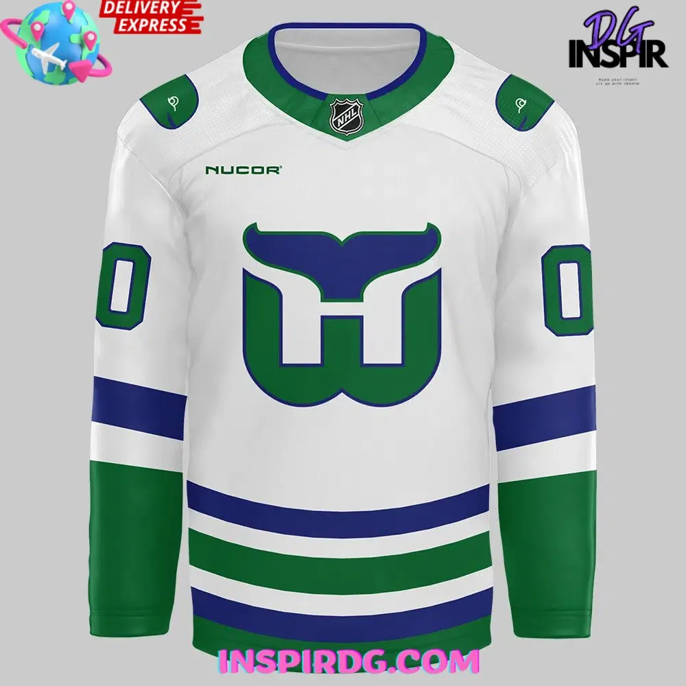 -Carolina Hurricanes Hartford Whalers Hockey Jersey