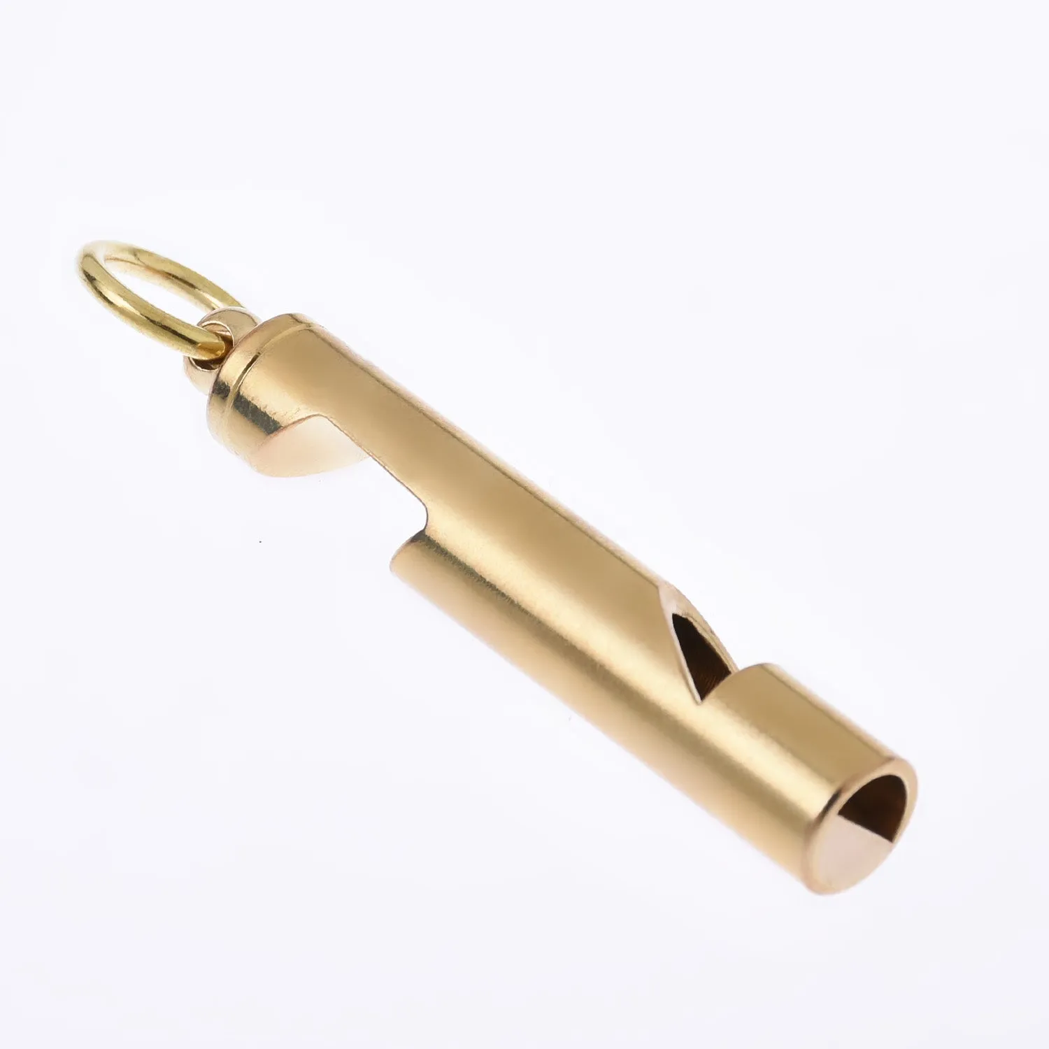 3/8*2 1/2 Brass Whistle bottle opener Stylish Safety Whistle pendant keychain edc tool Survival Supplies 1pcs 10269050