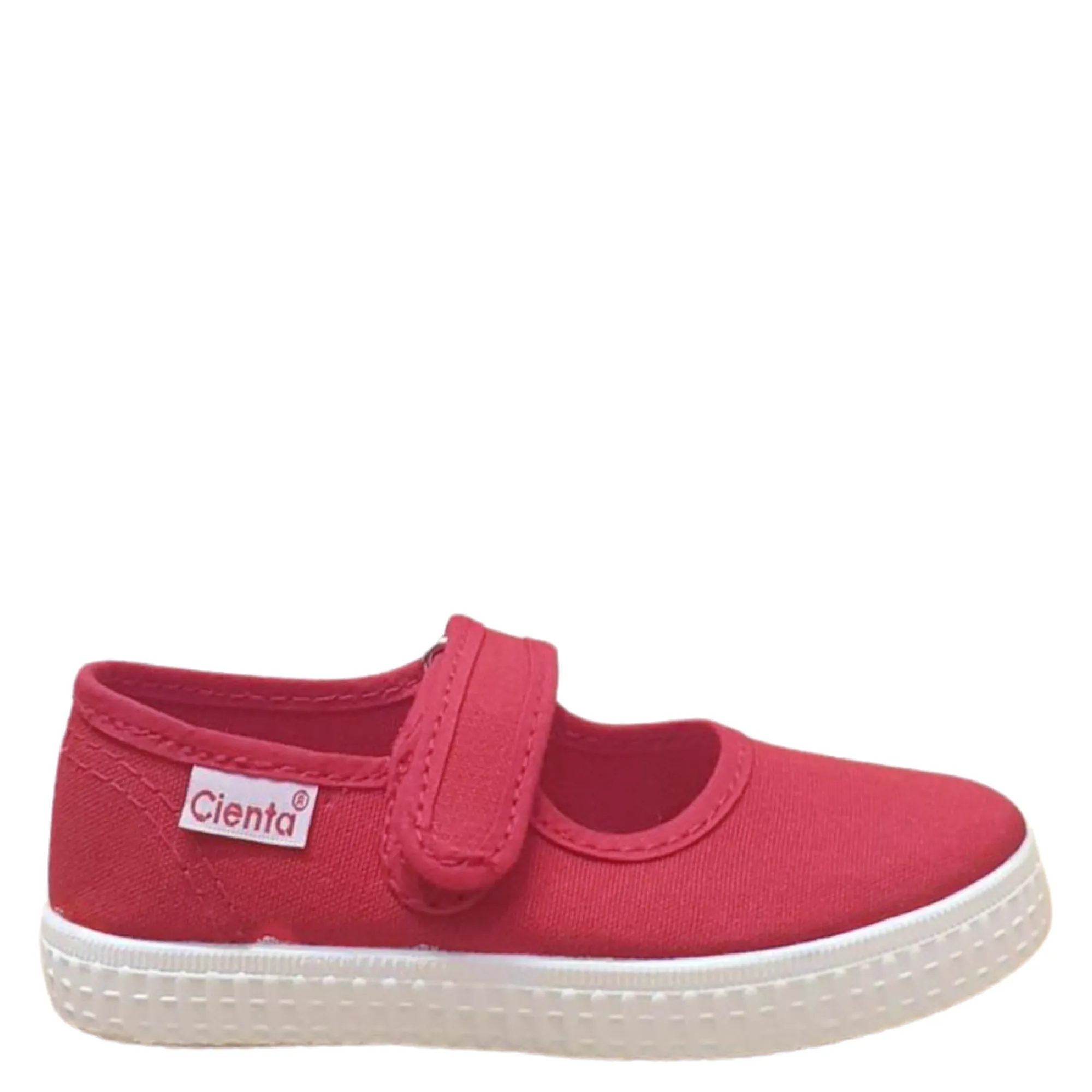 56000-02 Cienta fabric  Open shoe - Red