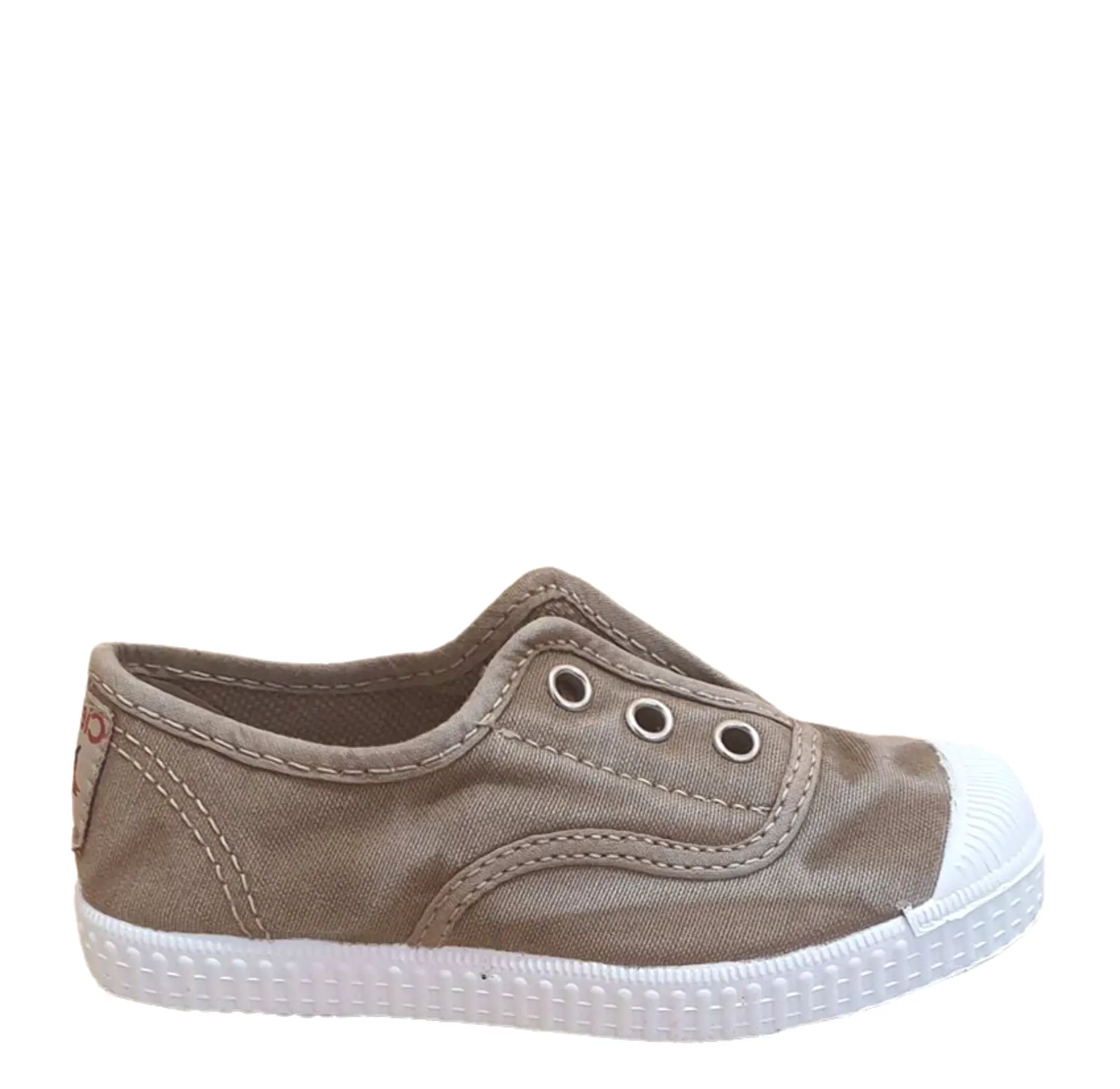 (70777-46) Cienta fabric slip-ons - beige