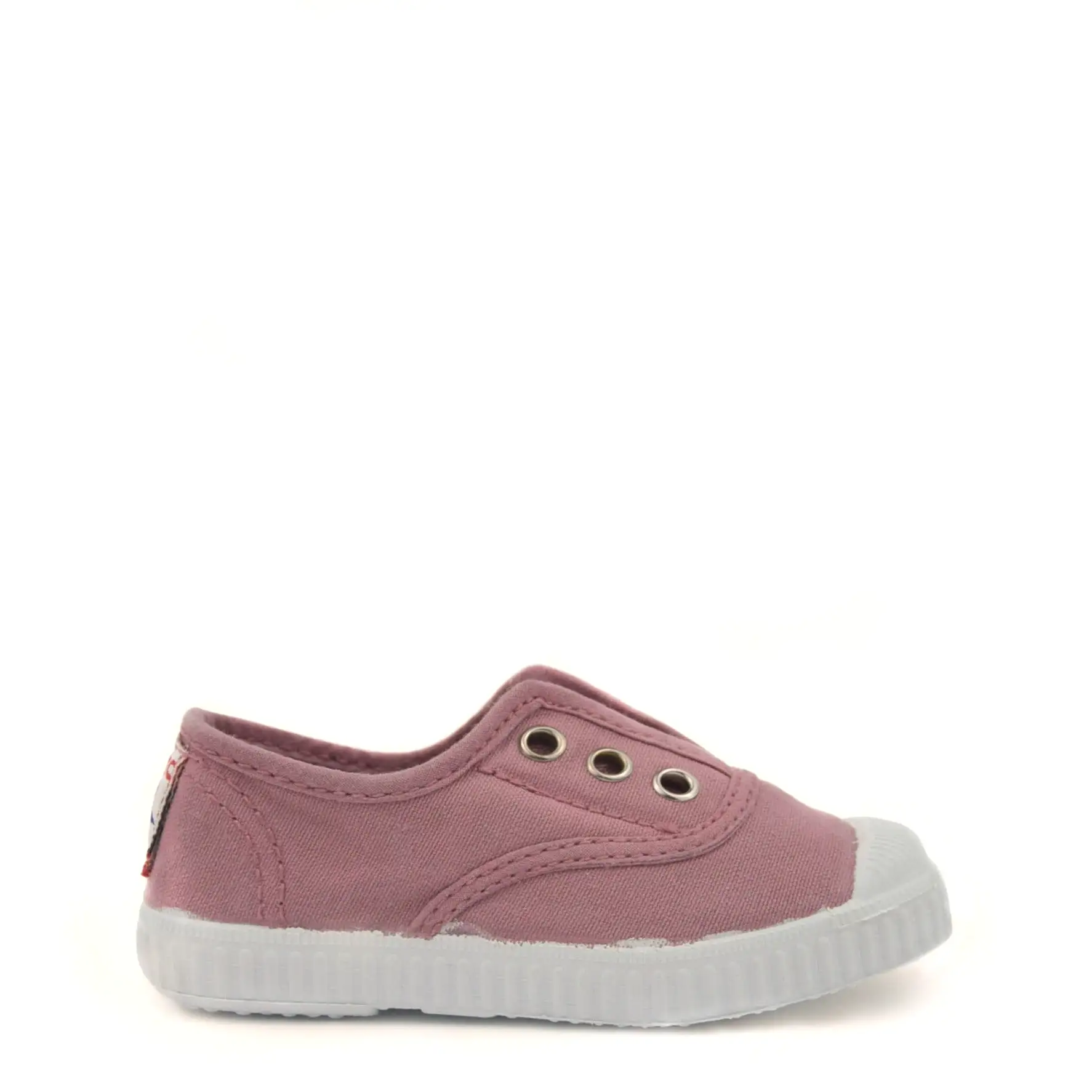 (70997-52) Cienta fabric slip-ons - dirty pink