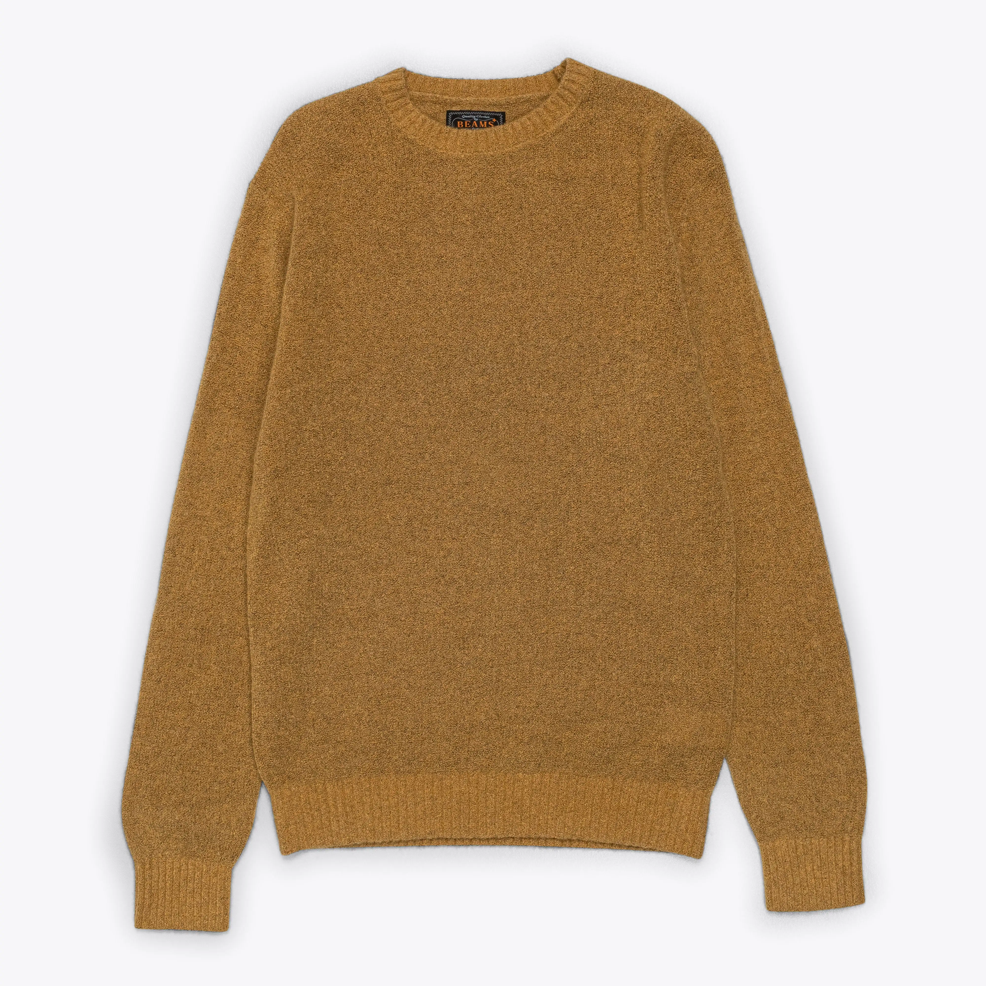 7G Cashmere/Silk Crew - Camel