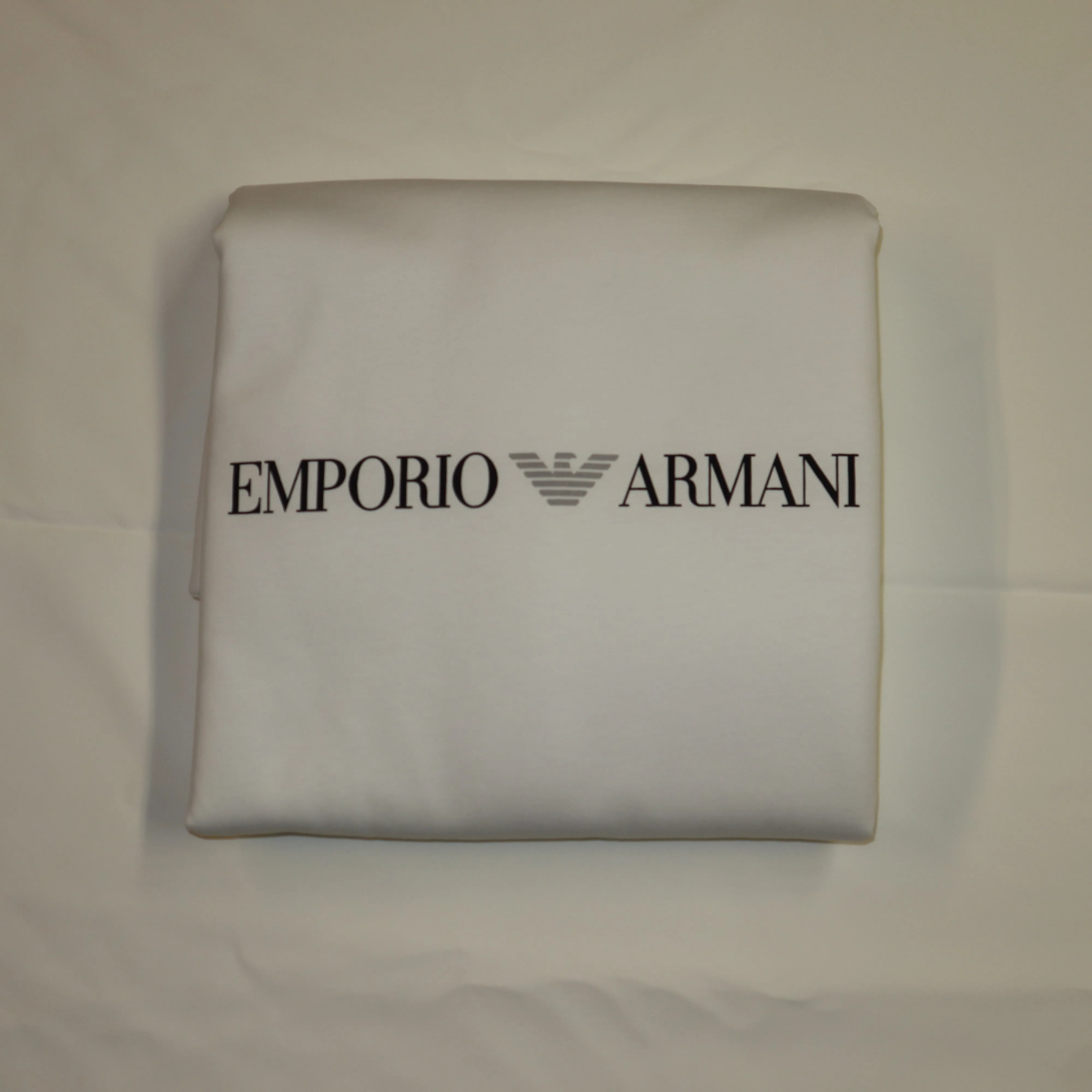 Armani Junior Baby Blanket w/ Pattern Logo