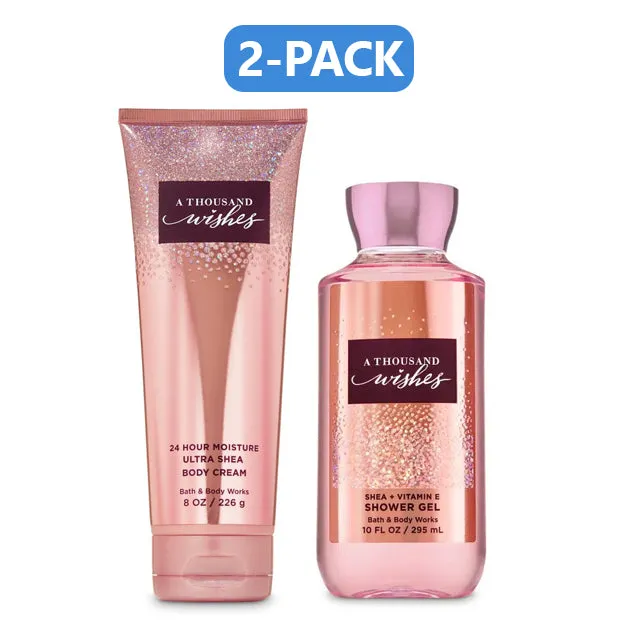 Bath & Body Works A Thousand Wishes Body Cream & Shower Gel 2-PACK