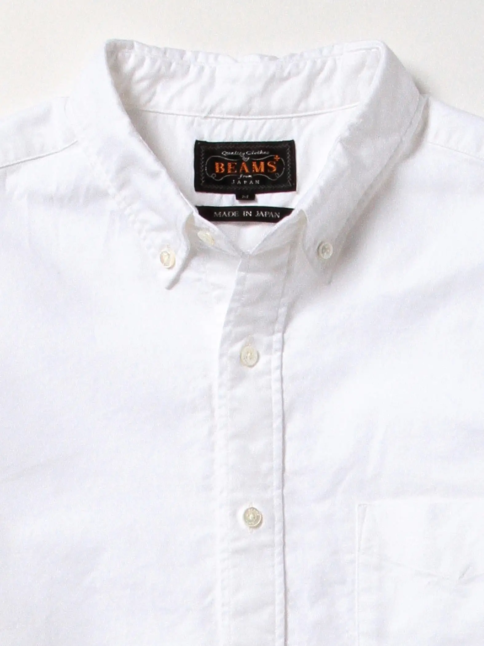 BEAMS PLUS B.D. Oxford Shirt White