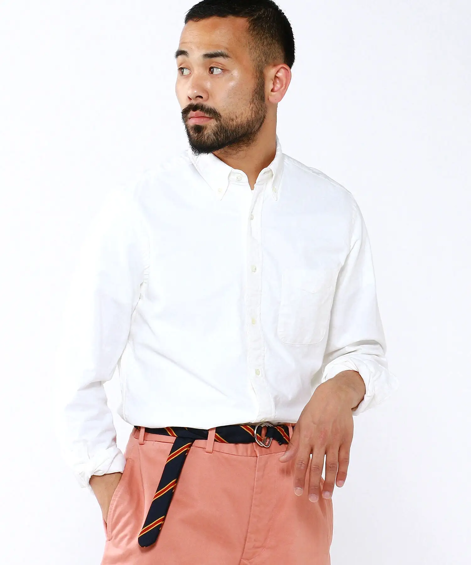 BEAMS PLUS B.D. Oxford Shirt White