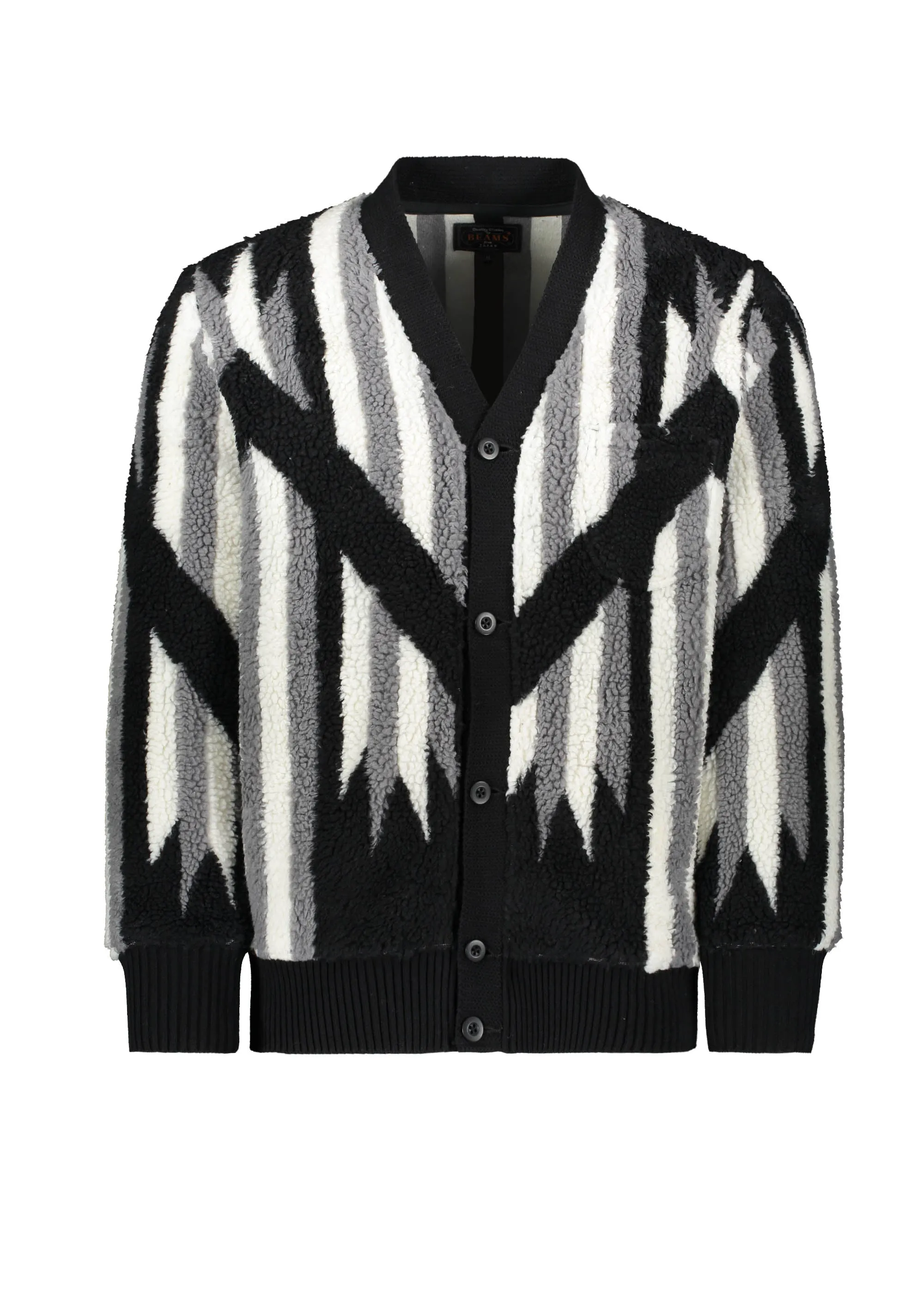 Beams Plus Cardigan - Black