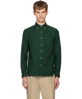 BEAMS PLUS Green Button Down Shirt