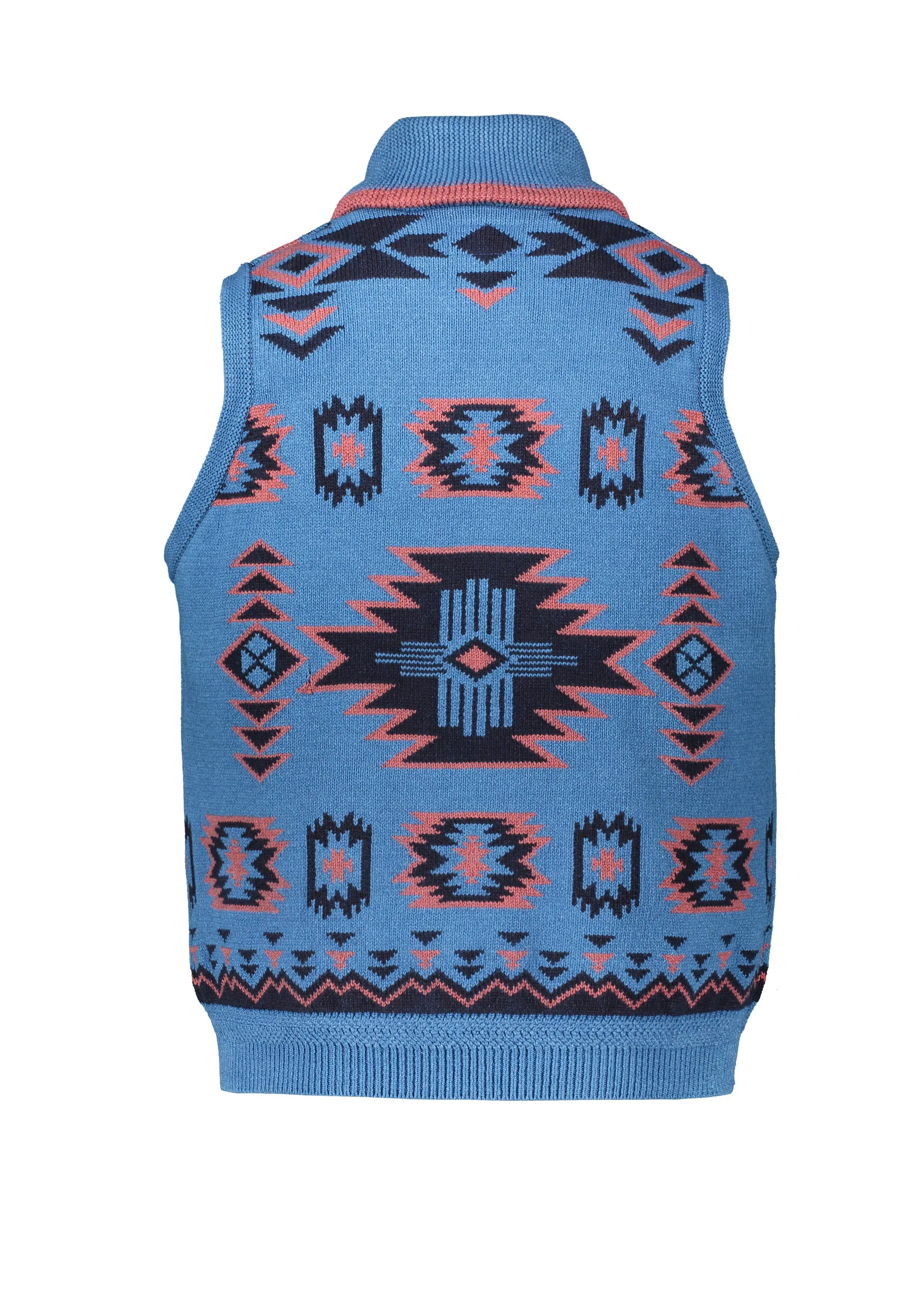 Beams Plus Heavy Knit Indigo Vest - Blue