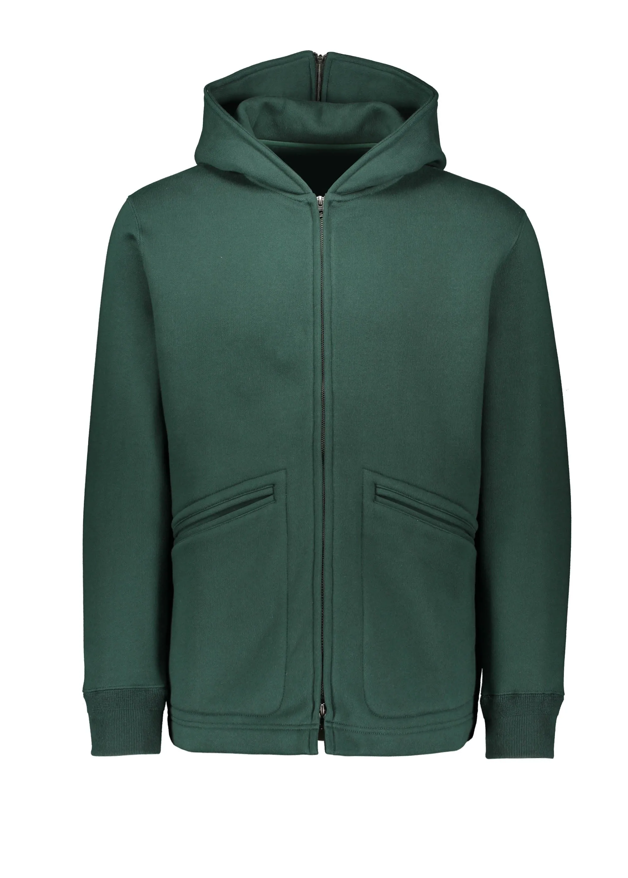 Beams Plus Split Hooded Sweatshirt - Green