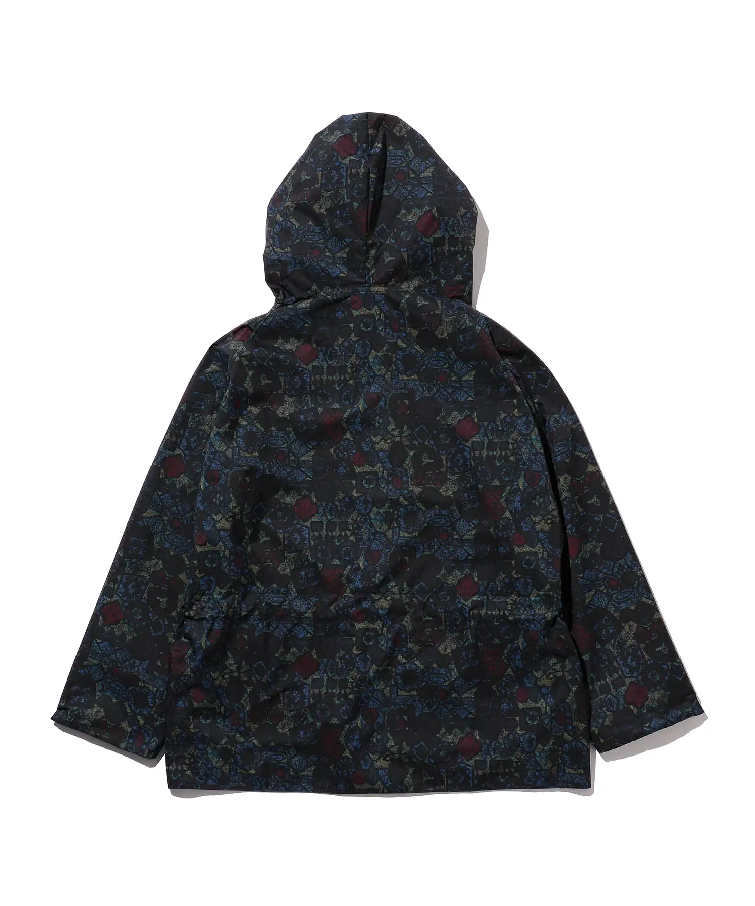 BEAMS PLUS Sports Euro Anorak Nylon Print Navy