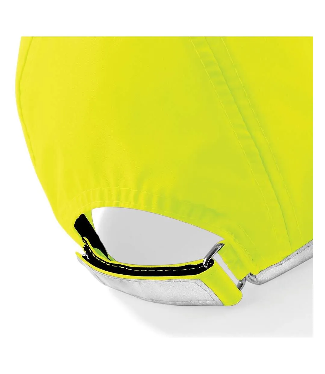 Beechfield Enhanced-viz / Hi Vis Baseball Cap / Headwear (Pack of 2) (Fluorescent Yellow) - UTRW6764