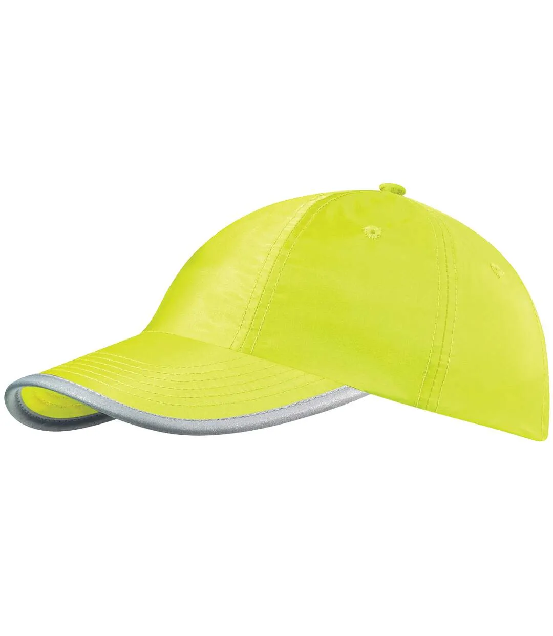 Beechfield Enhanced-viz / Hi Vis Baseball Cap / Headwear (Pack of 2) (Fluorescent Yellow) - UTRW6764