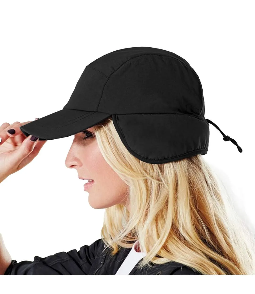 Beechfield Unisex Mountain Waterproof & Breathable Baseball Cap (Black) - UTRW238