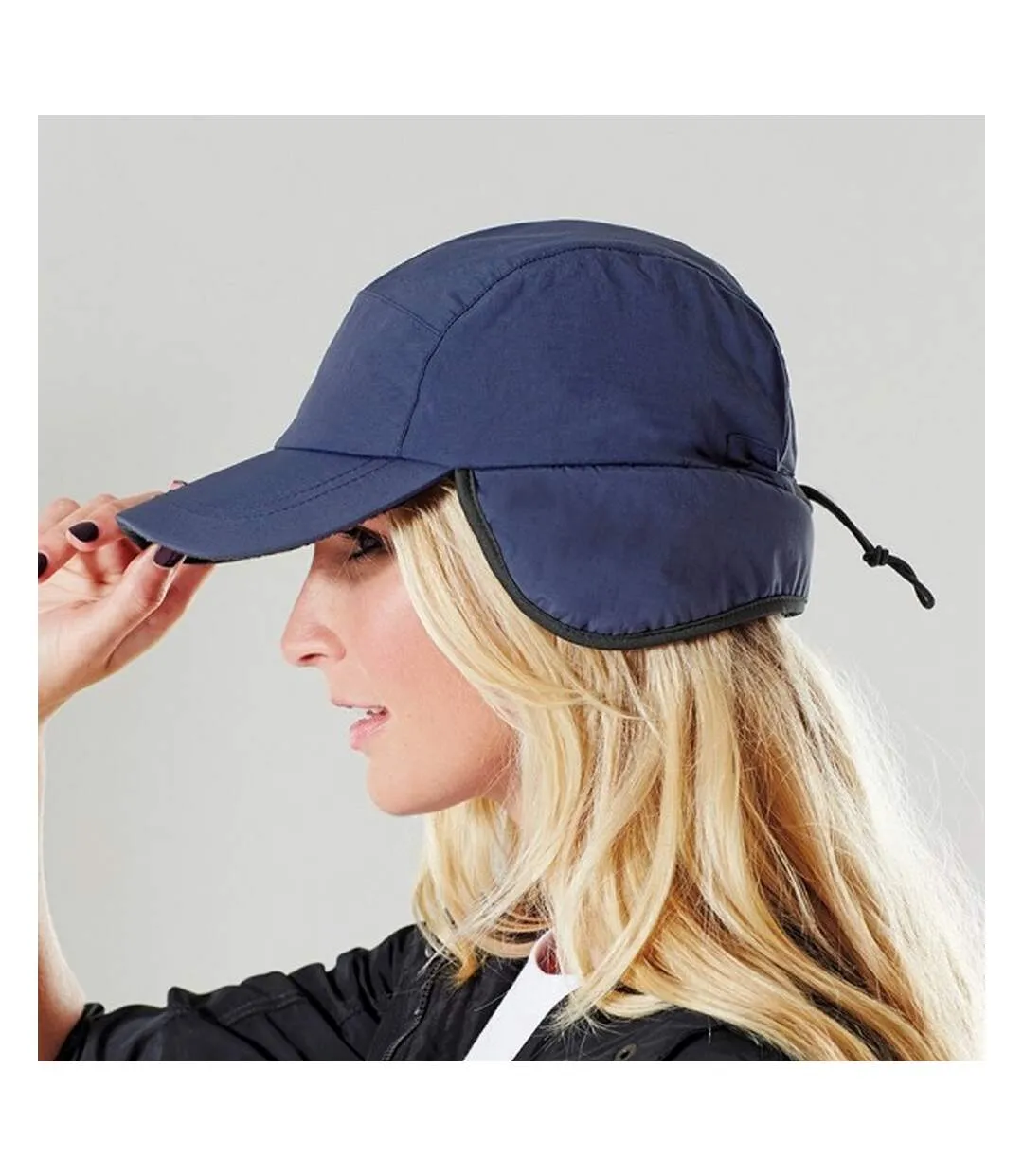 Beechfield Unisex Mountain Waterproof & Breathable Baseball Cap (Navy) - UTRW238