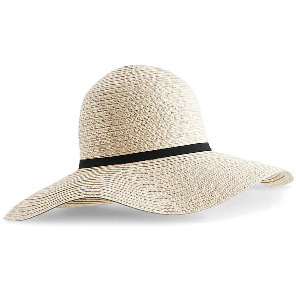 Beechfield - Womens/Ladies Marbella Wide-brimmed Sun Hat