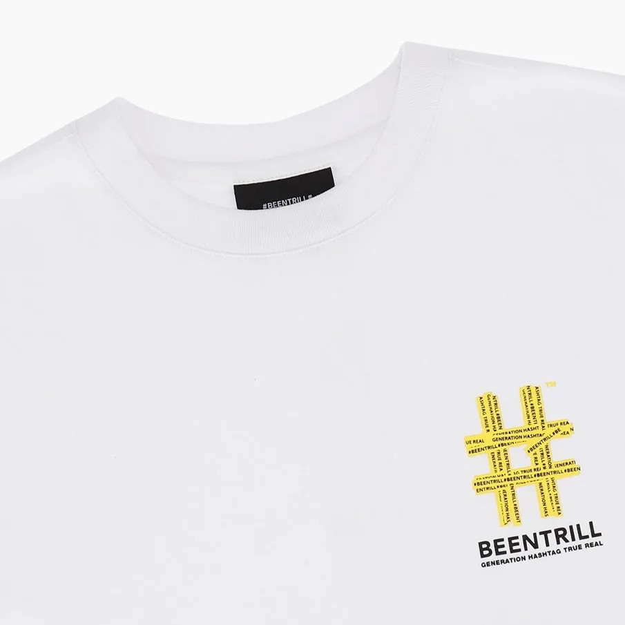 Been Trill Chest Logo Tee White