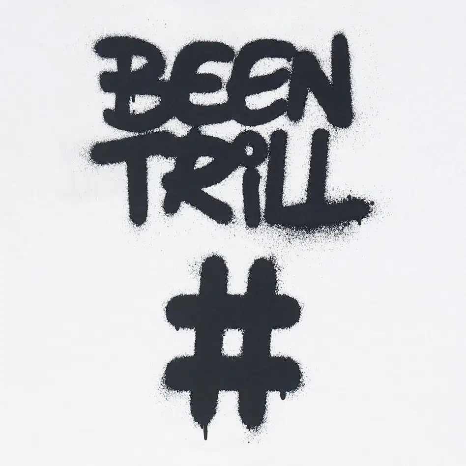 Been Trill Graffiti Logo Tee White Black