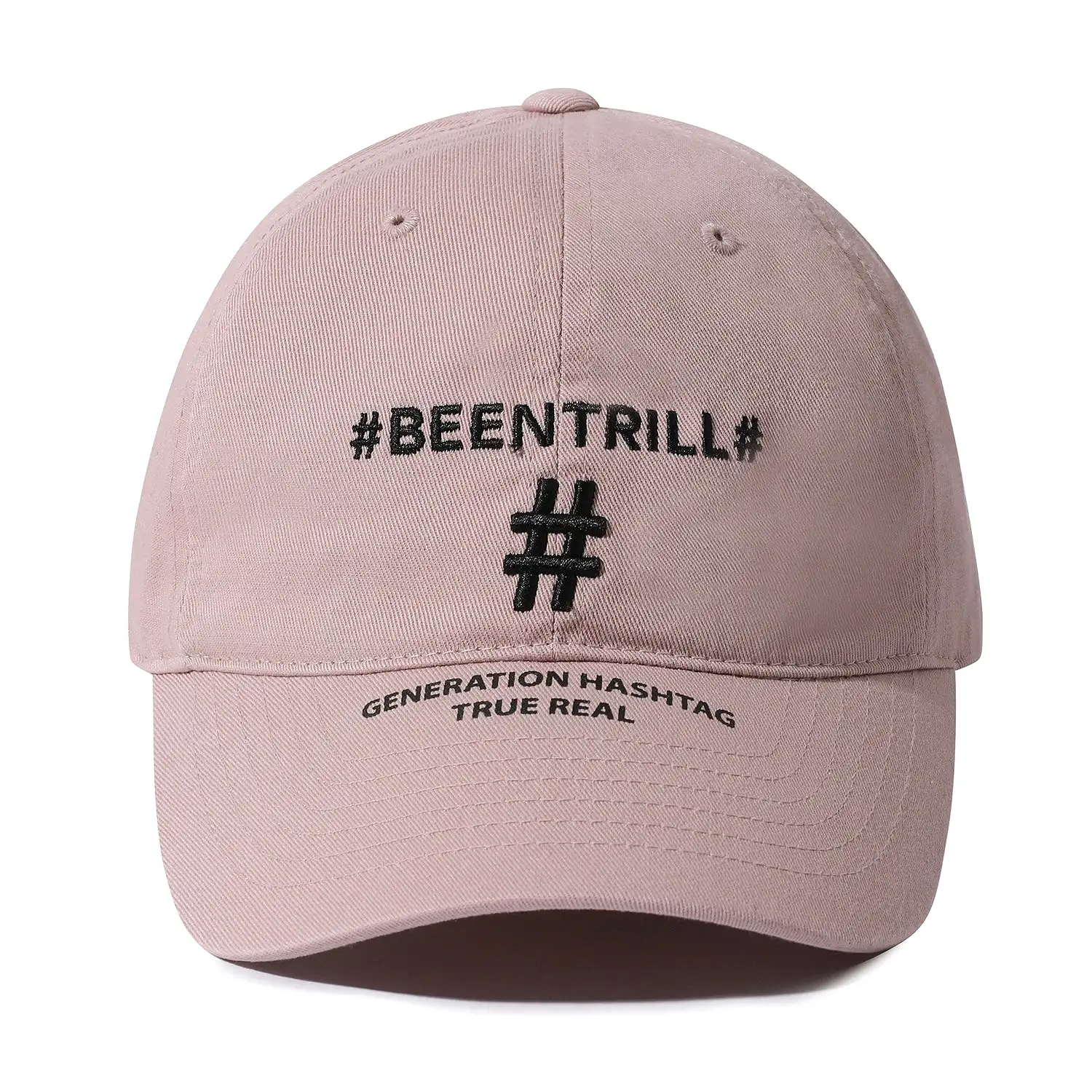 Been Trill Motion Embroidery Baseball Cap Pink