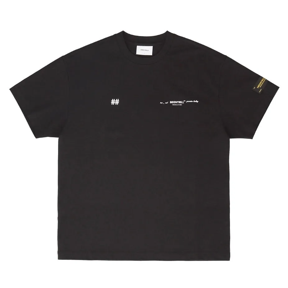 Been Trill Reflective Tape Logo Tee Black