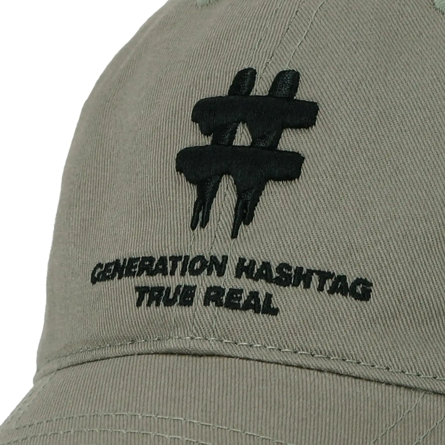 Been Trill Tape Logo Baseball Cap Light Khaki