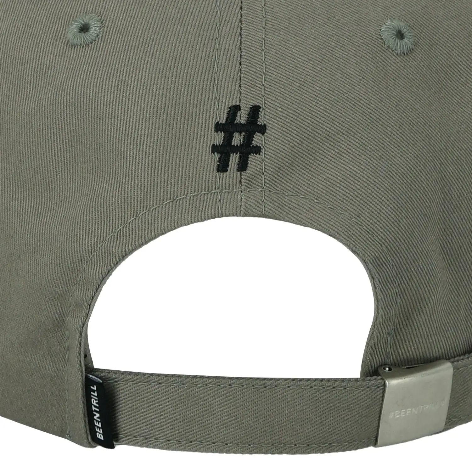 Been Trill Tape Logo Baseball Cap Light Khaki