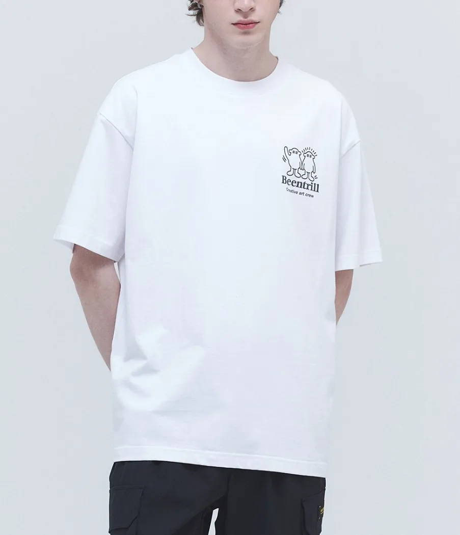 BEEN TRILL  |Unisex Street Style Cotton Short Sleeves Logo T-Shirts