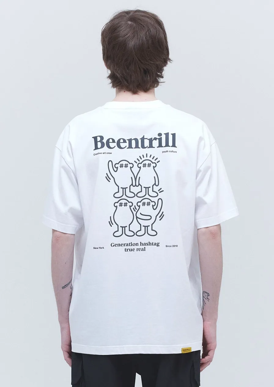 BEEN TRILL  |Unisex Street Style Cotton Short Sleeves Logo T-Shirts