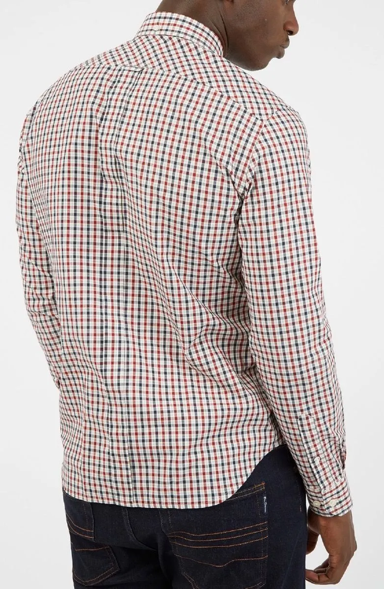 Ben Sherman House Check Long Sleeve Shirt Red