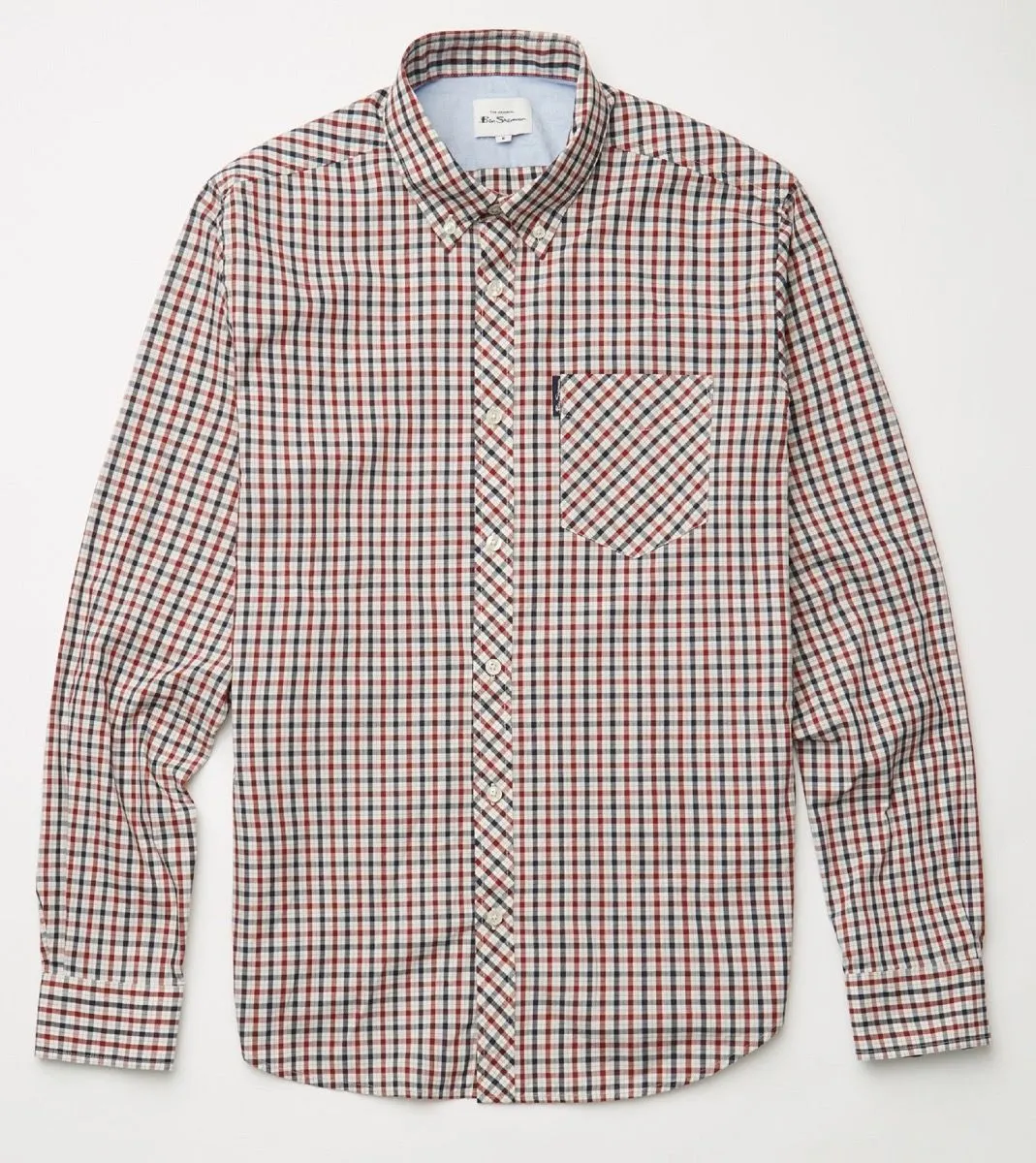 Ben Sherman House Check Long Sleeve Shirt Red