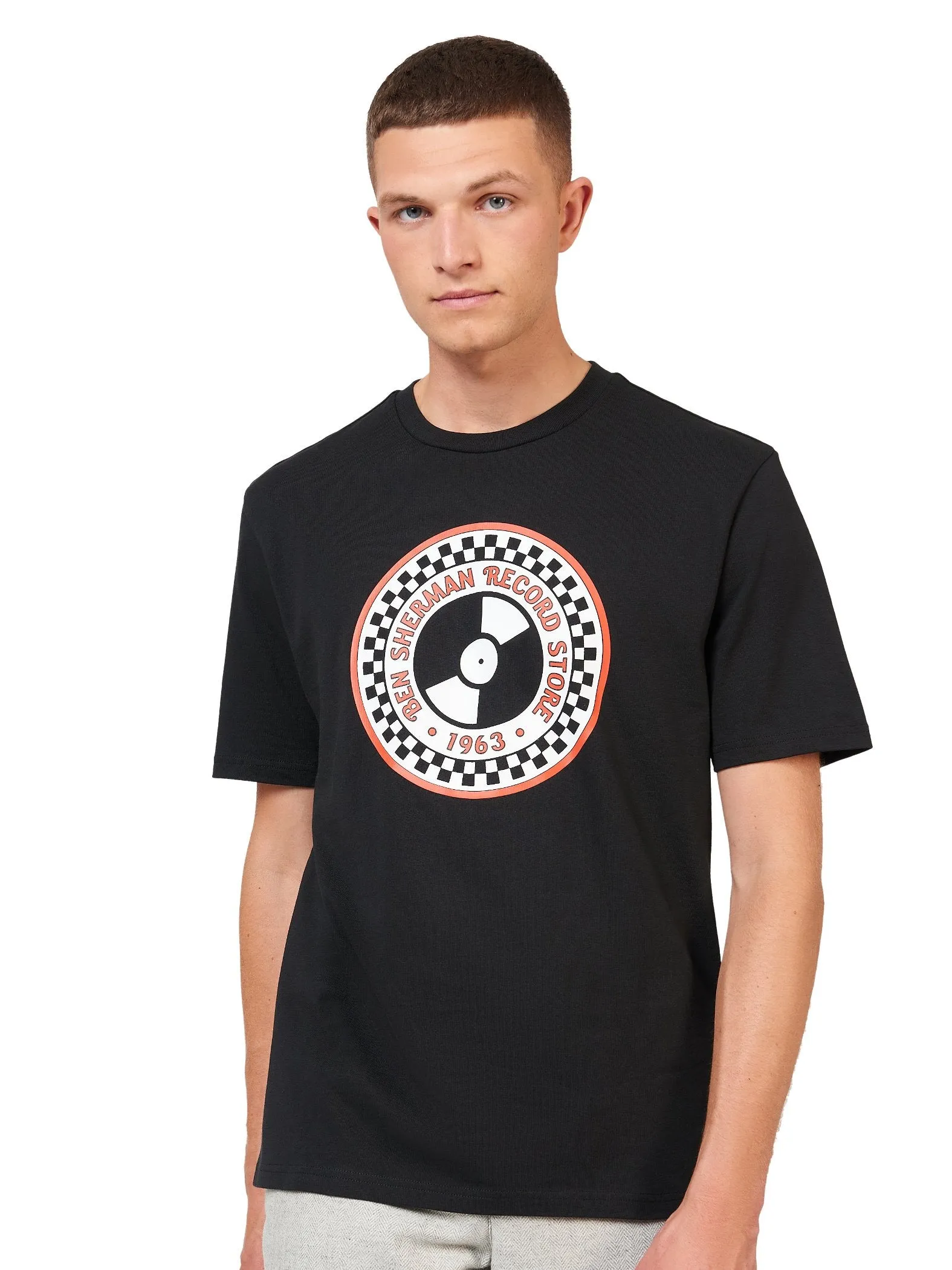 Ben Sherman Mens Record Shop T-Shirt