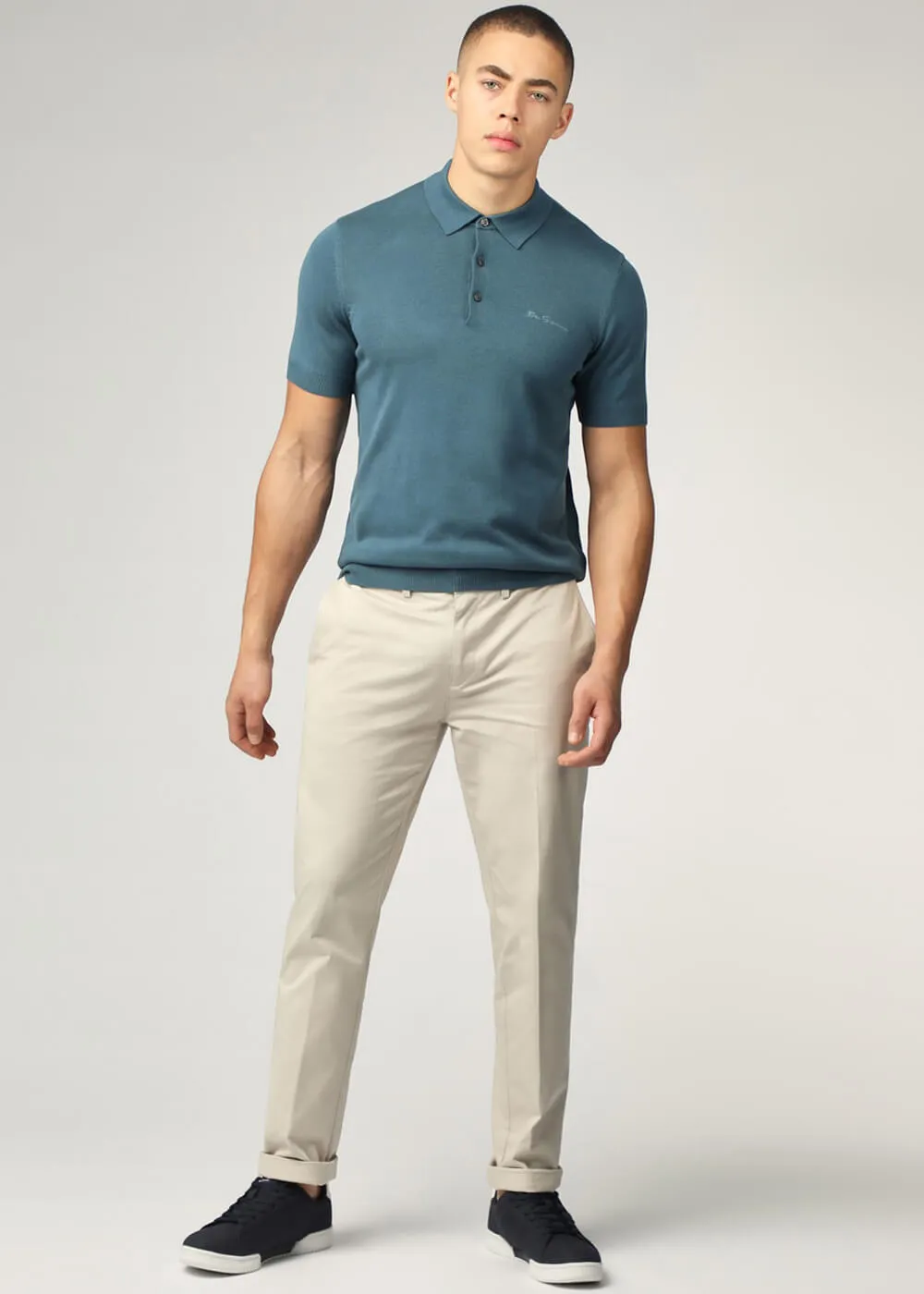 Ben Sherman Signature Short Sleeve Polo Teal