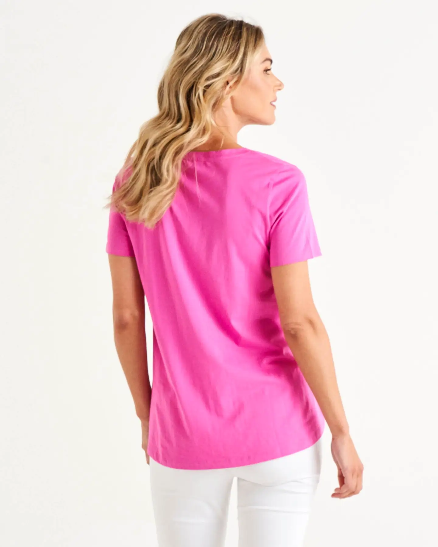 Betty Basics Luella Tee - Azalea