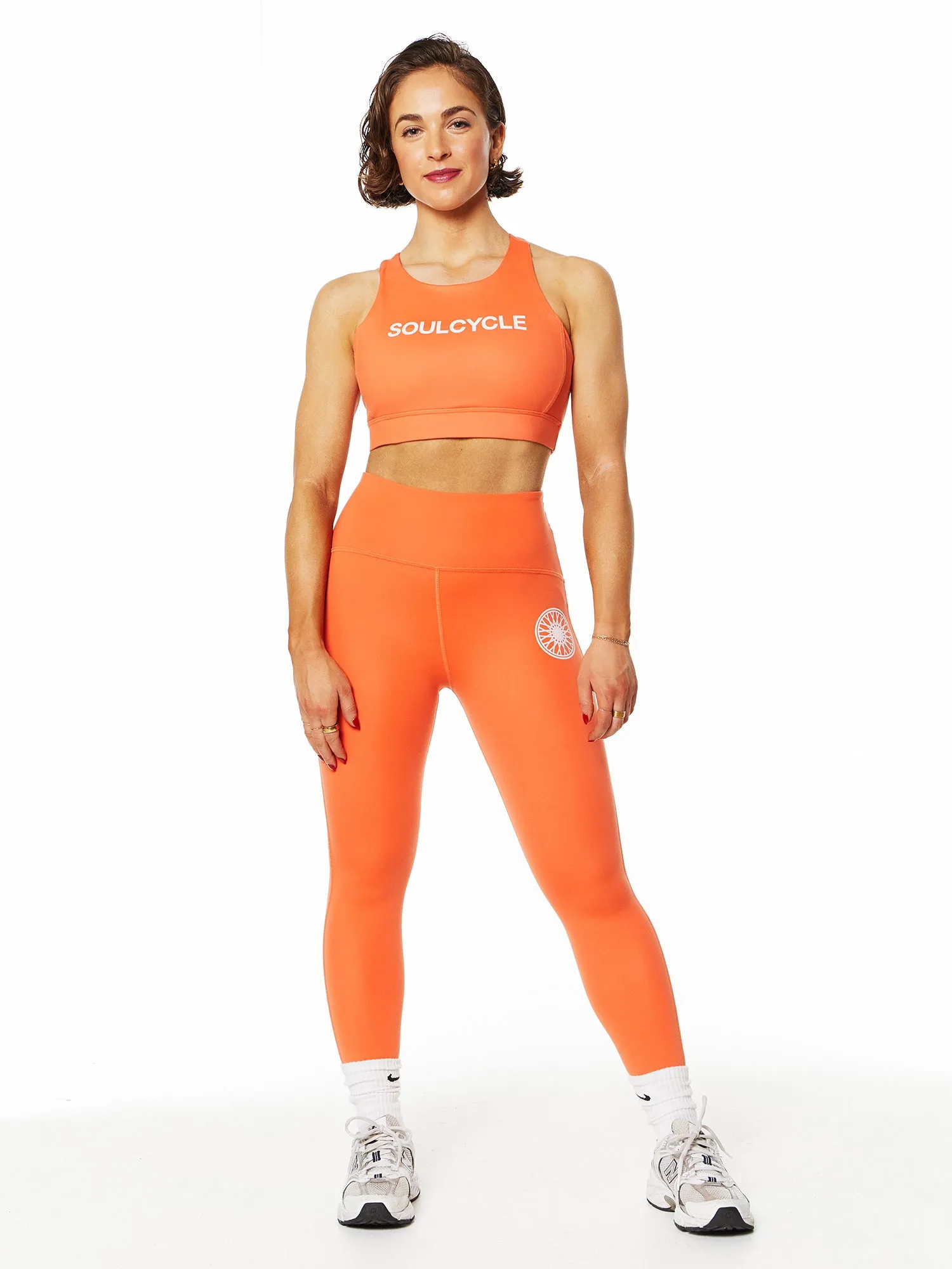 Beyond Yoga | POWERBEYOND Jump Bra | Sunset Orange