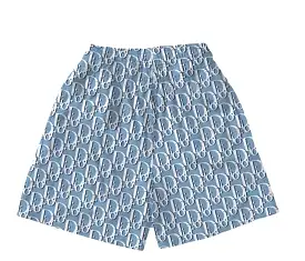 Bravest Studios Dior Oblique Shorts Carolina Blue