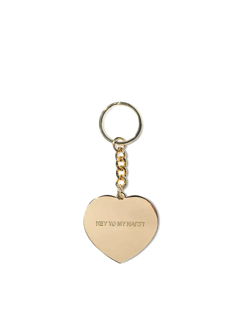 Carhartt WIP Heart Keychain Zinc Alloy Red