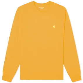 Carhartt WIP Long Sleeve Chase TeeWinter Sun & Gold