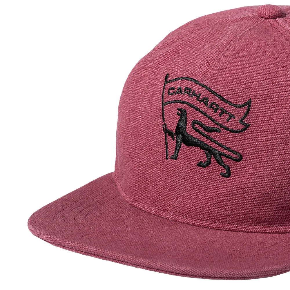 CARHARTT WIP STAMP CAP // DUSTY FUCHSIA/BLACK