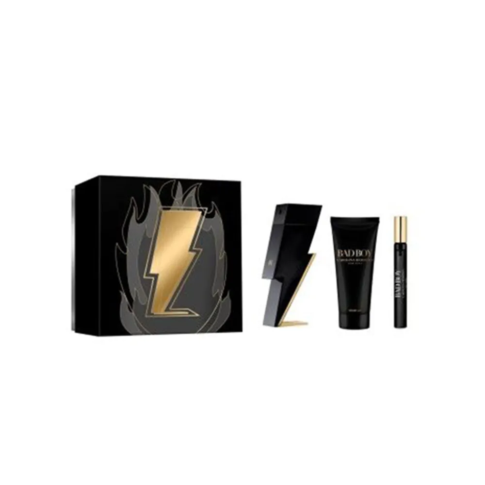 Carolina Herrera Bad Boy Eau De Toilette 3-Pcs Gift Set