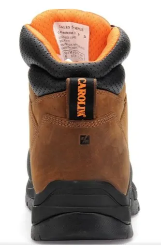 Carolina Mens Bruno Int. MetGuard Comp. Toe- Copper Crazy Horse Leather