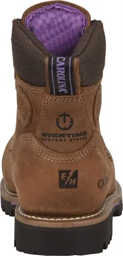 Carolina Womens 6” inch Comp Toe Waterproof Boot (CA1630)- Chestnut Leather