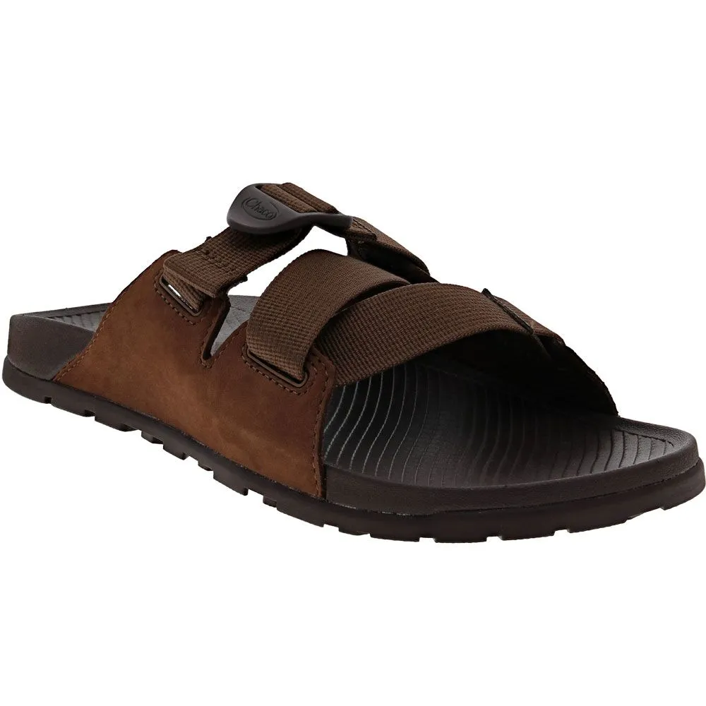 Chaco Lowdown Leather Slide Sandals - Mens