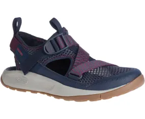 Chaco Womens Odyssey Closed Toe Sandal- Navy/Red