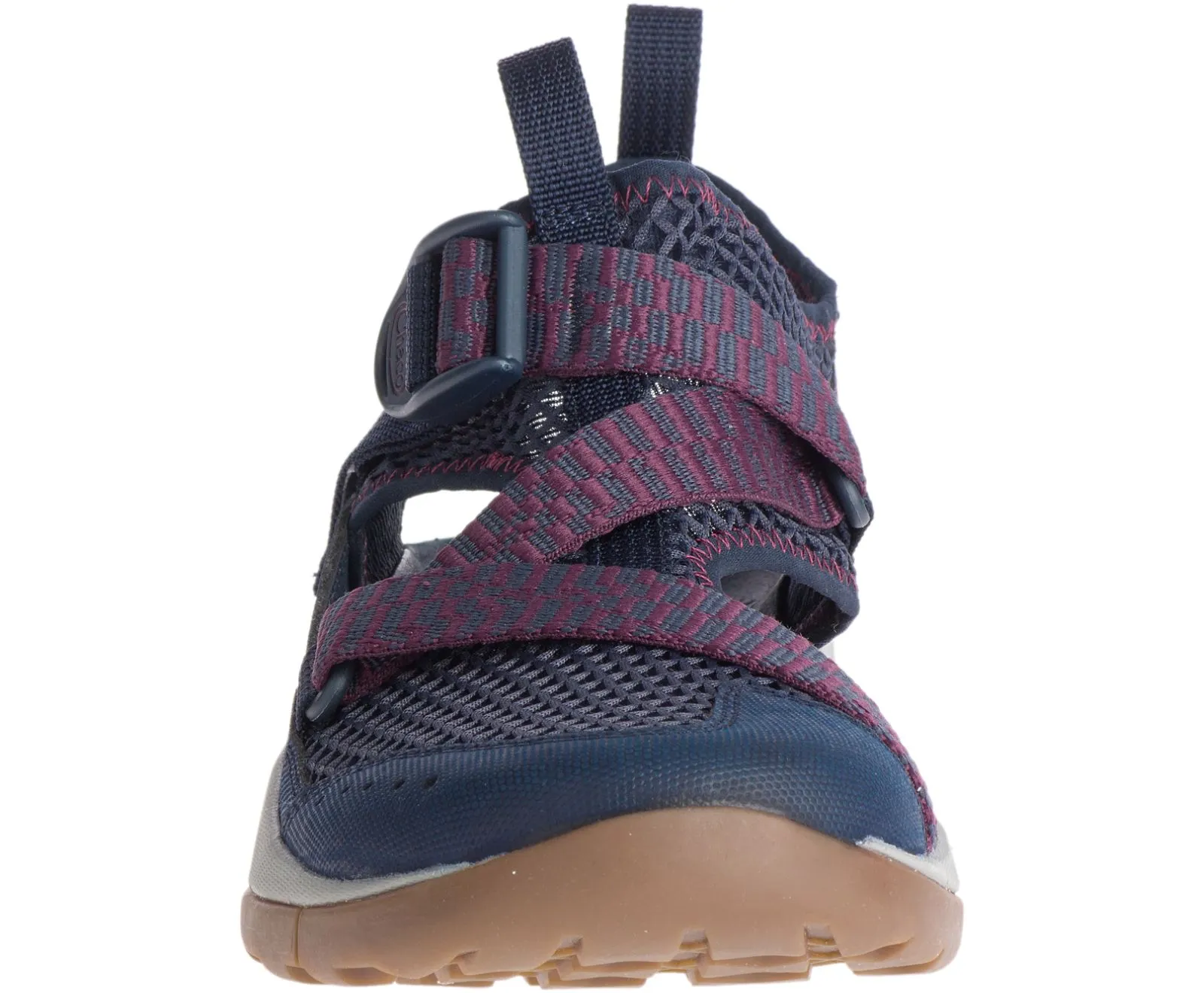 Chaco Womens Odyssey Closed Toe Sandal- Navy/Red