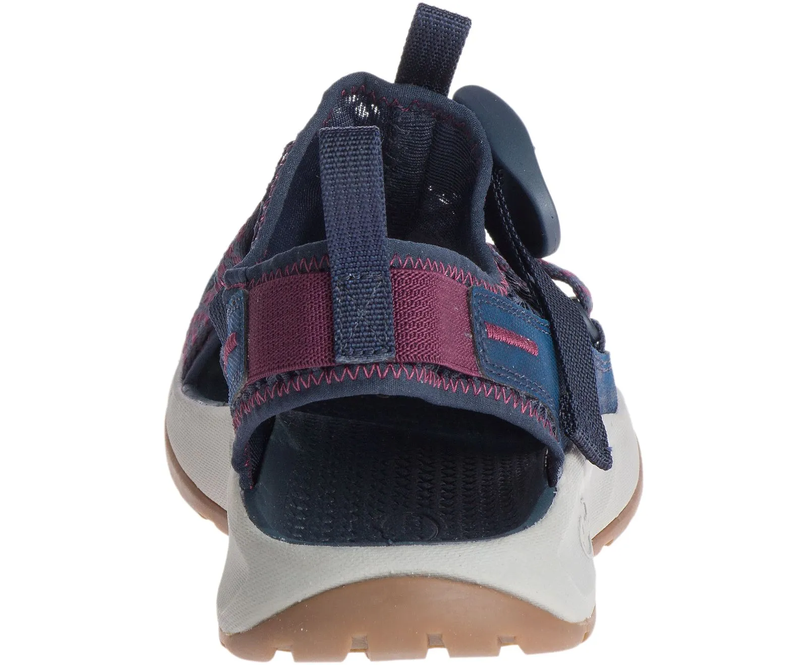 Chaco Womens Odyssey Closed Toe Sandal- Navy/Red