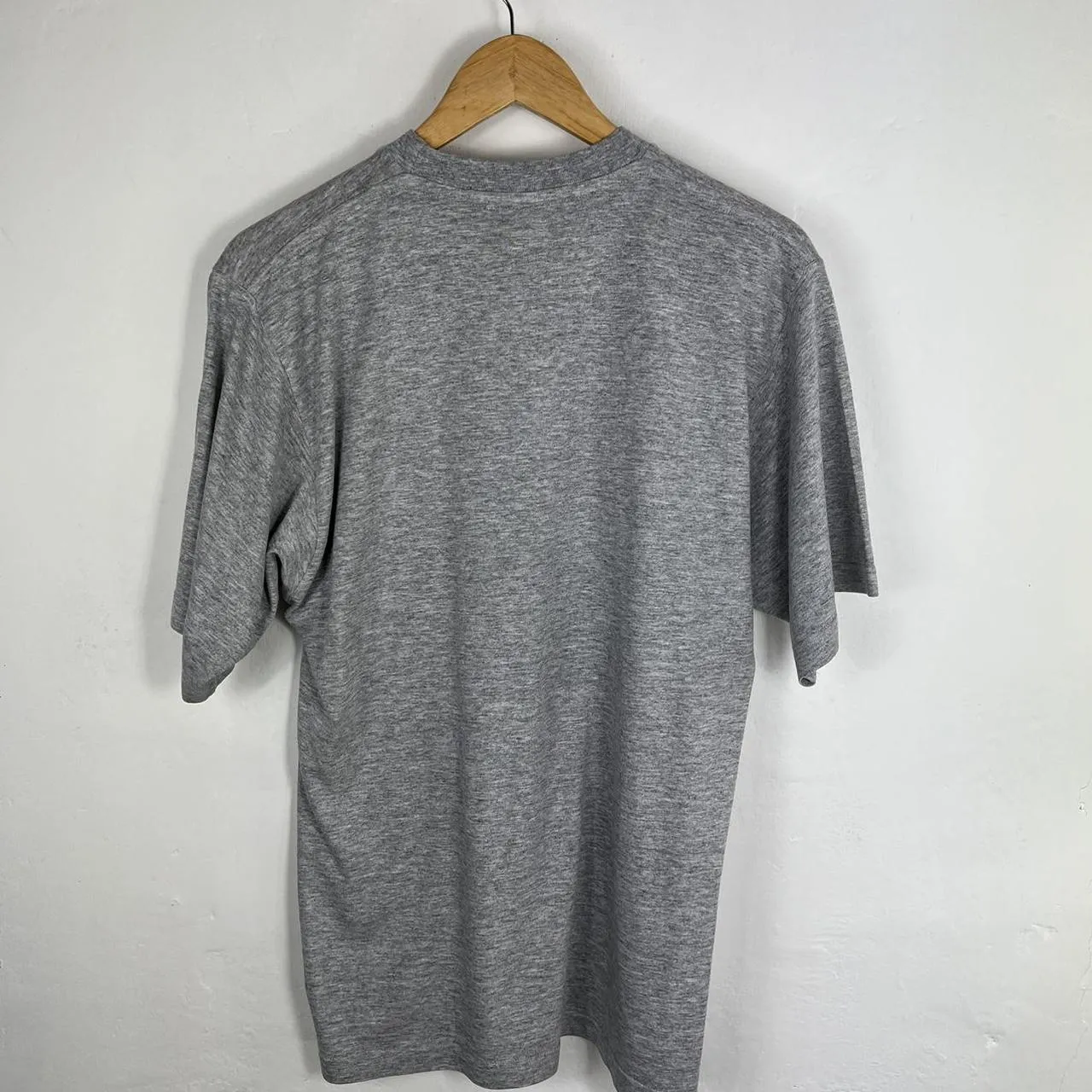 Champion grey spellout t shirt large