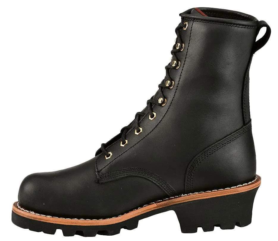 Chippewa Men's 8" Logger Boots - Steel Toe