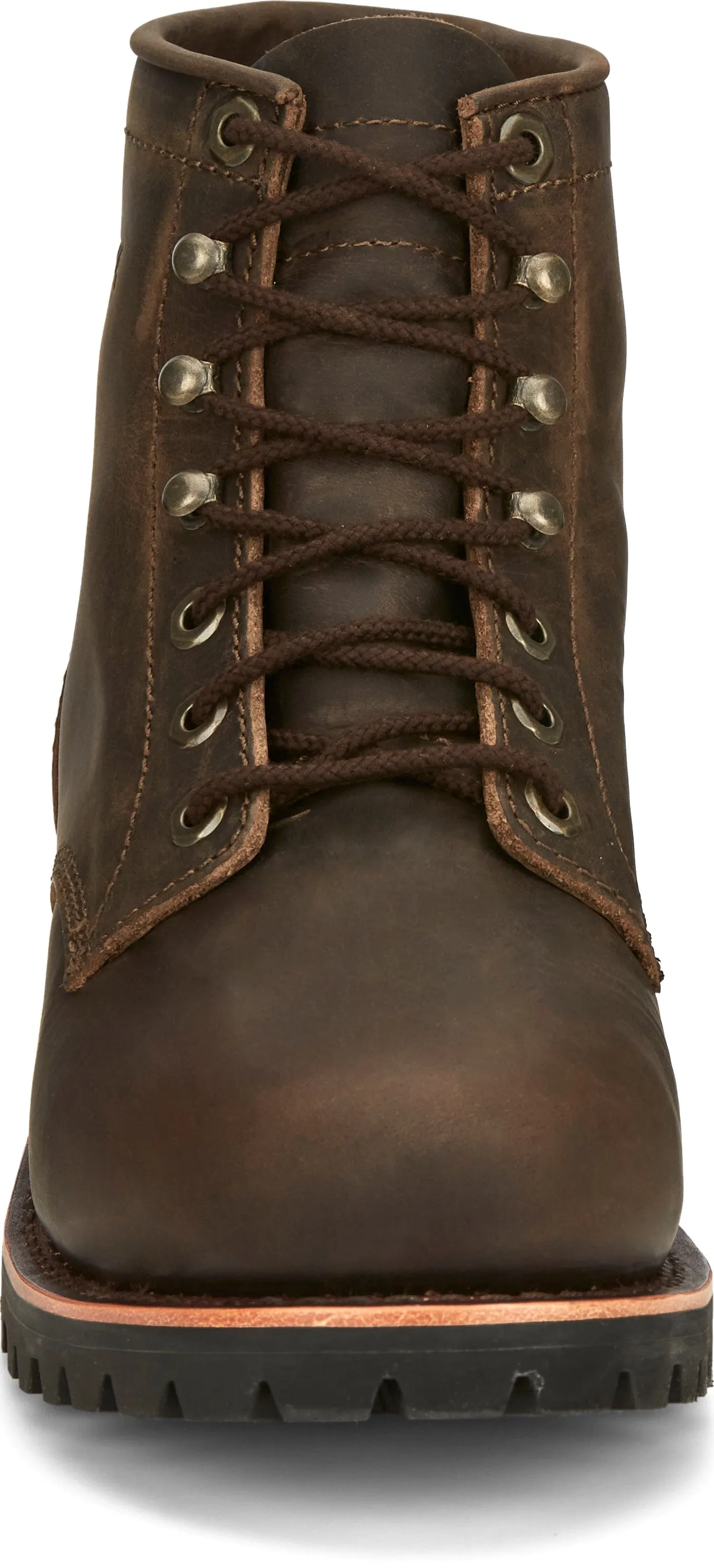 Chippewa Men's Brown Steel Toe Lace Up Work Boots NC2081